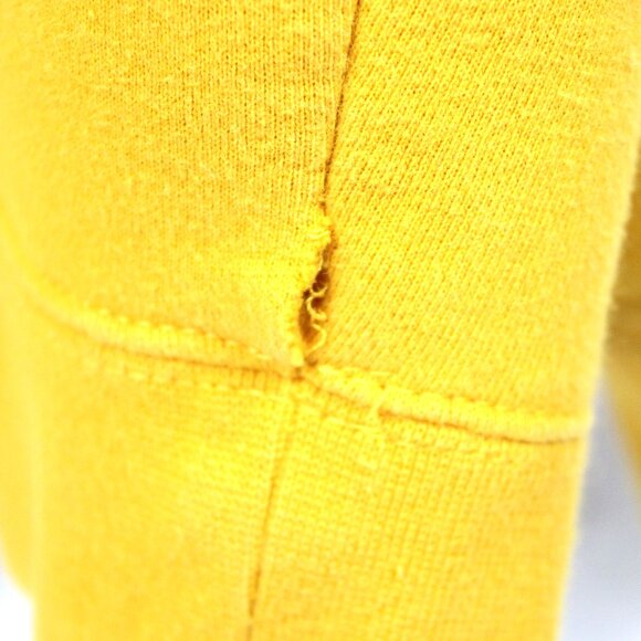 Rusty Butcher Pullover Hoodie Sweatshirt Sz X-LARGE Yellow Chill Thrill And Kill - Picture 5 of 10